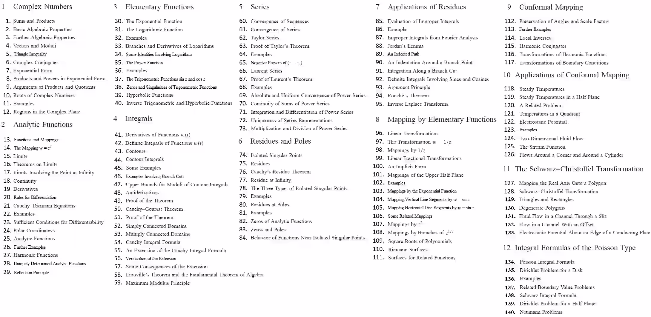Table of Contents